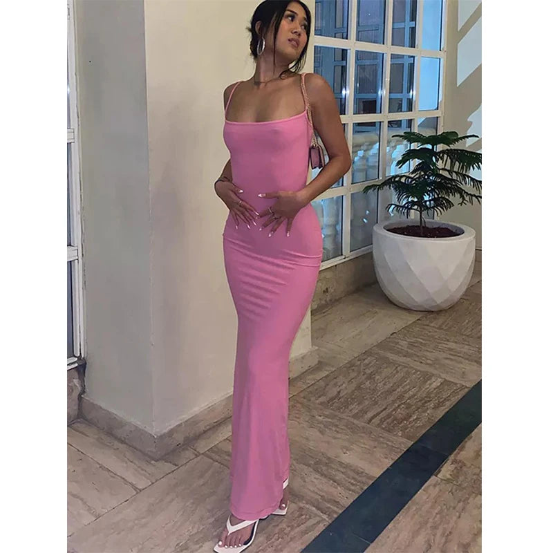 Luxe Satin Slip Dress – Elegant Summer Date Night Dress