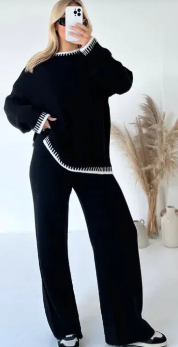 Women’s Autumn Winter Suit – Elegant Tailored Two-Piece