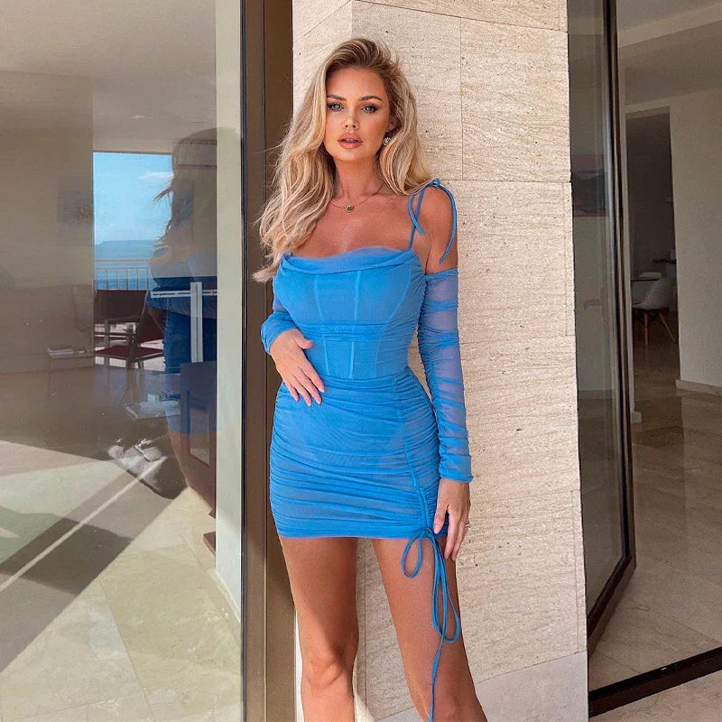 LiraVie AuraMesh™ A-Line Mini Dress